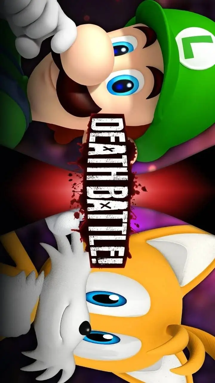 ai character: Tails Vs Luigi background