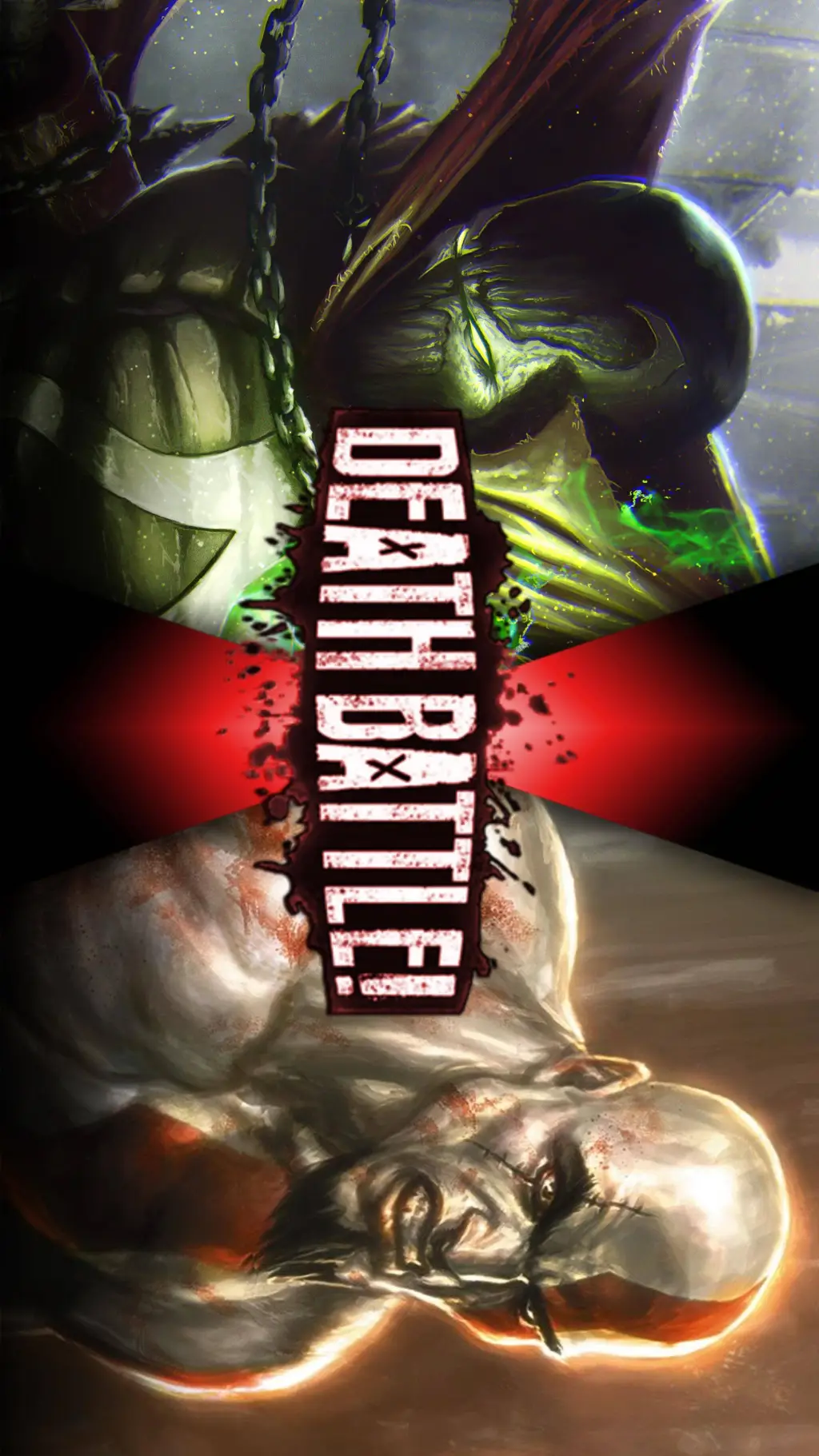 ai character: Kratos Vs Spawn background