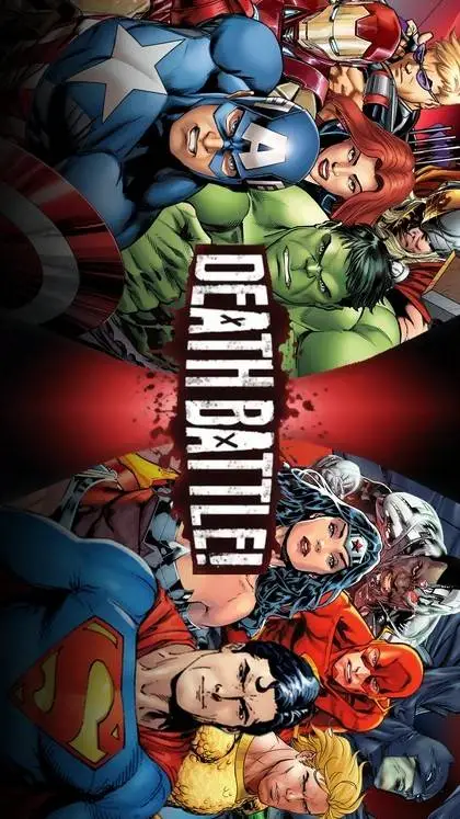 ai character: Dc Vs Marvel background