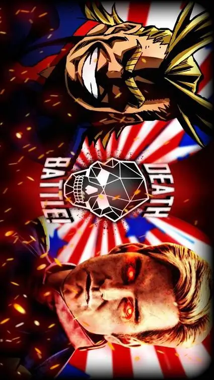 ai character: All Might Vs HL background