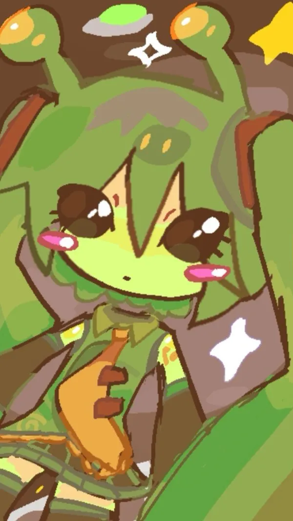 ai character: CLAIM YOUR LUCK🍀 background