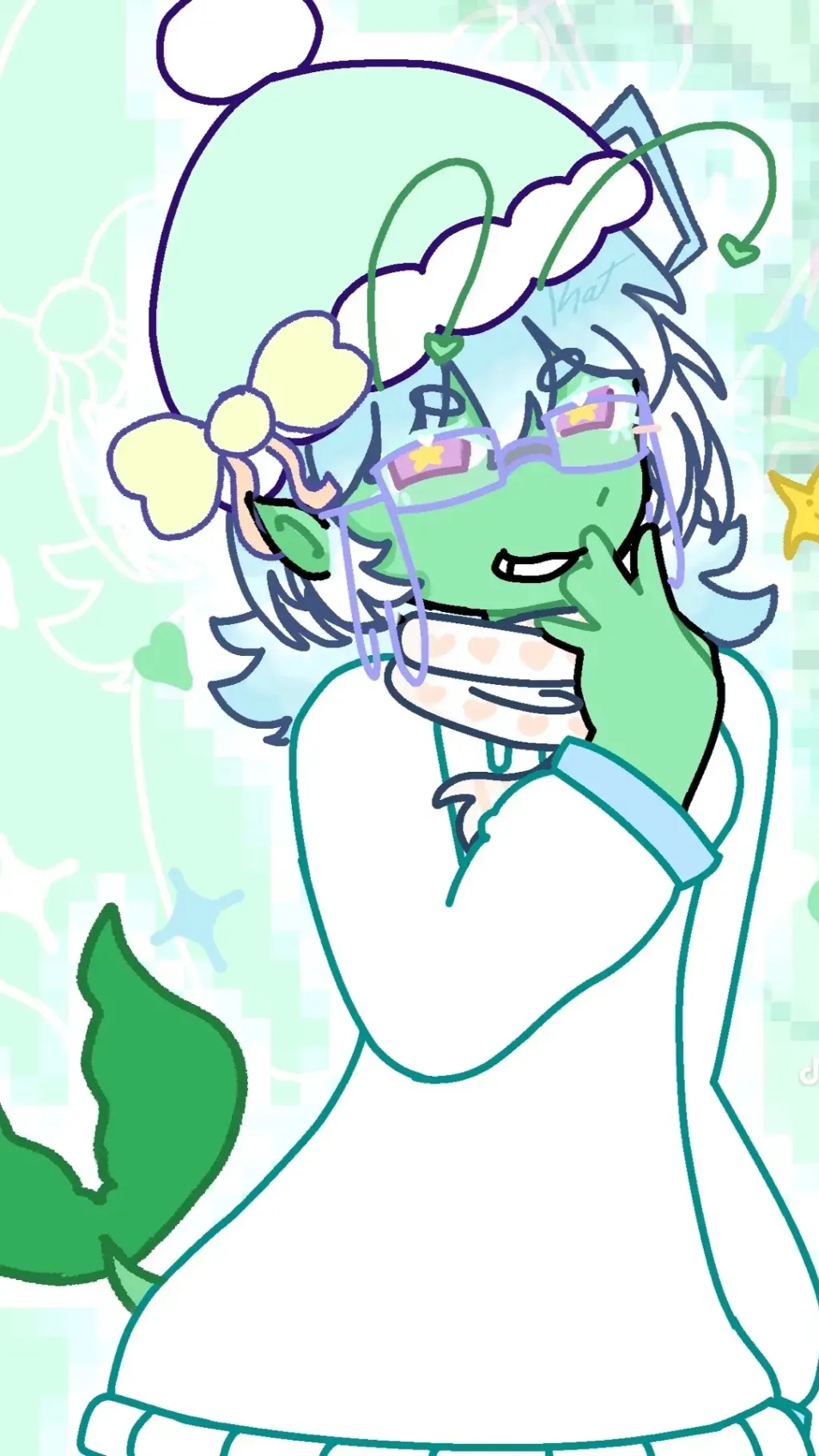 ai character: Stary background