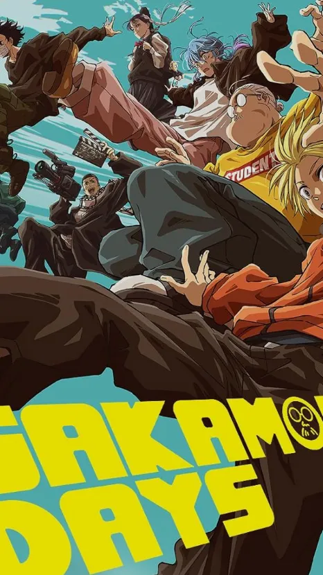 ai character: ￼sakamoto days background
