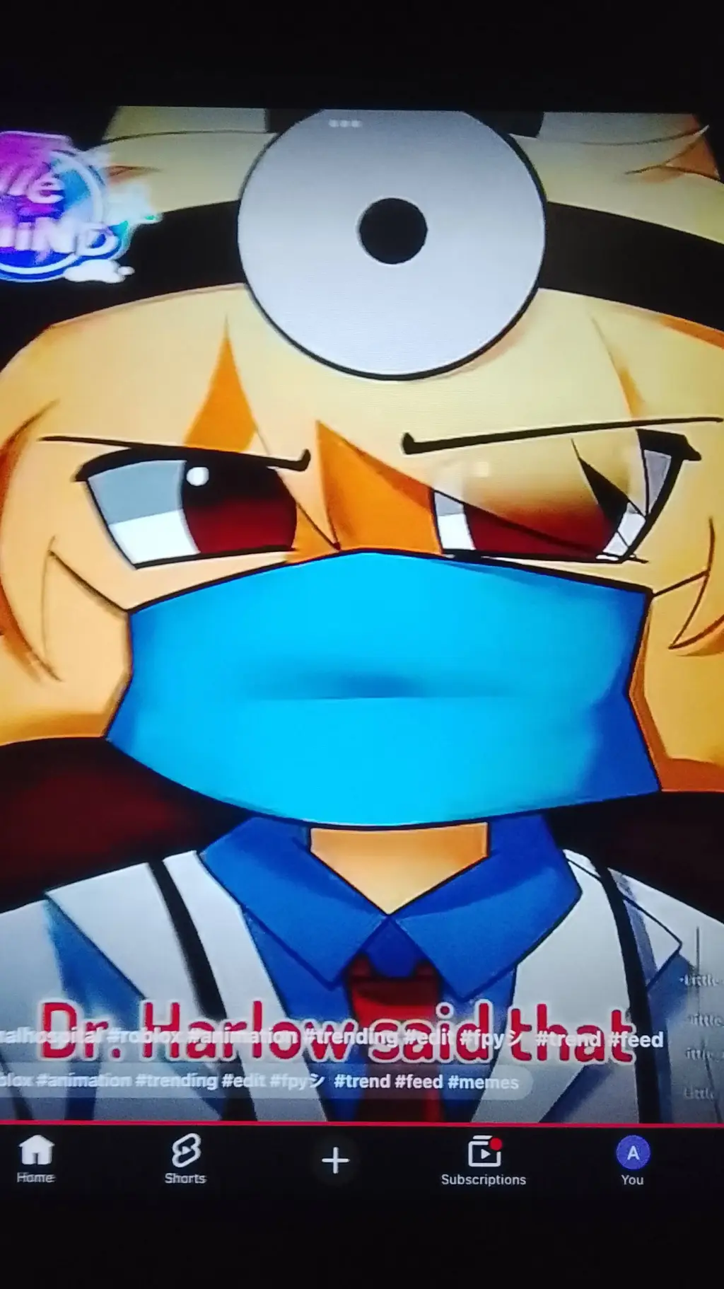 ai character: Dr. Harlow  background