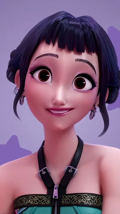ai character: Zoey  background