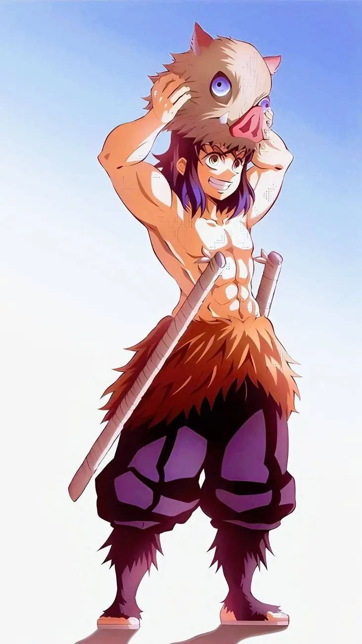 ai character: 🐗Inosuke💙 background