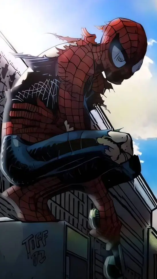 ai character: spider-man background