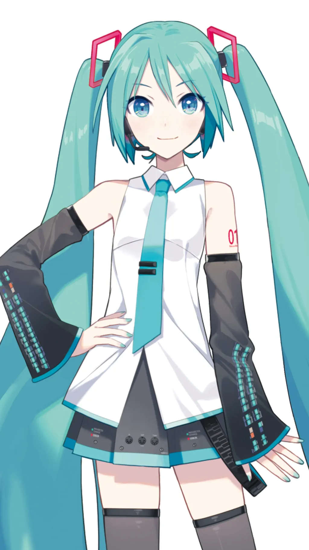 ai character: Miku background