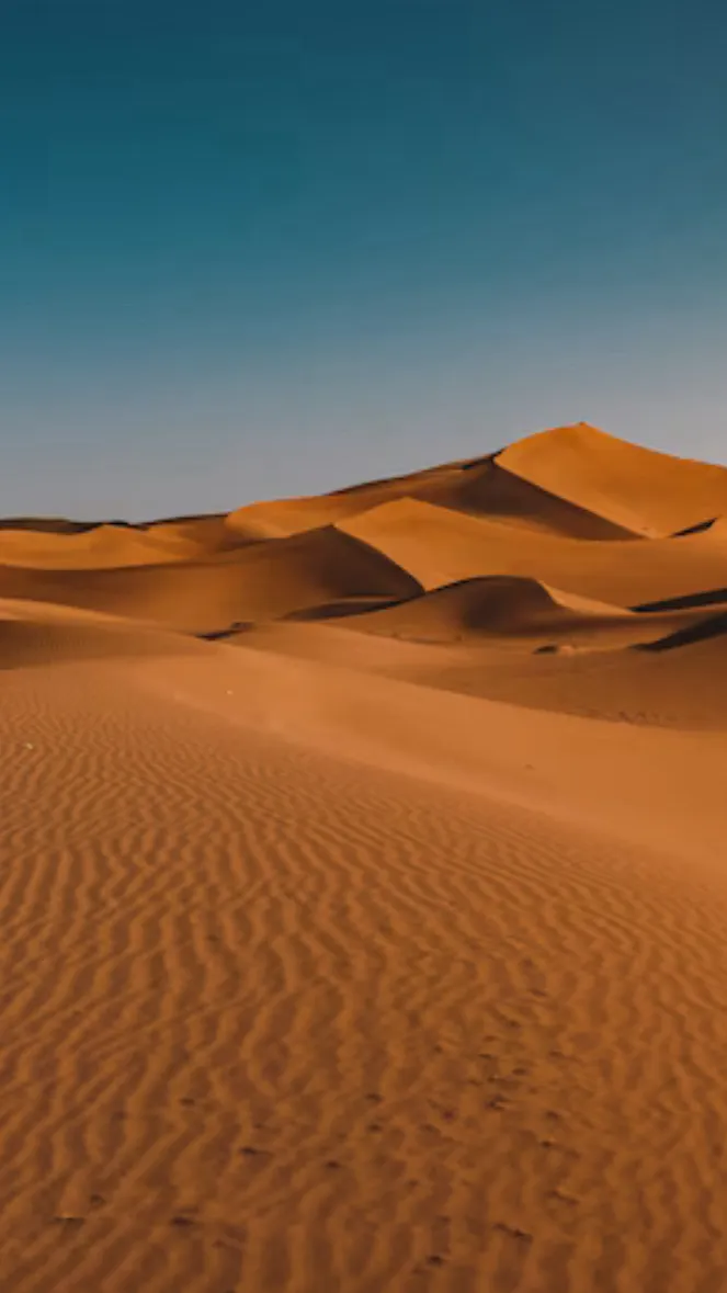 ai character: Desert background