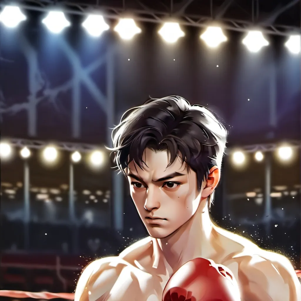 chat with ai character: Boxing match
