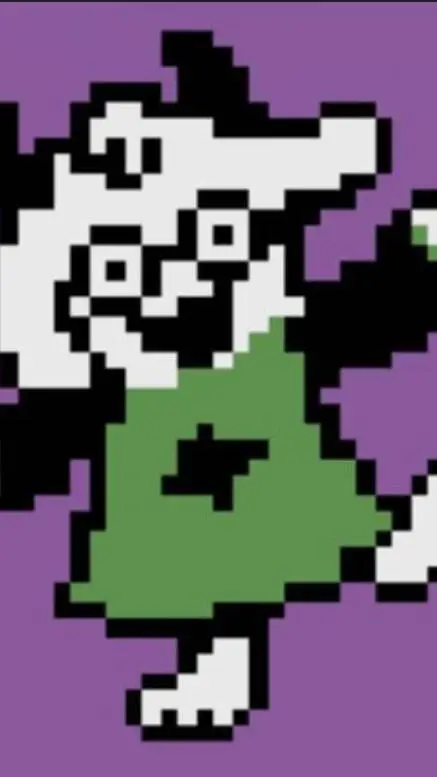 ai character: relsay deltarune background