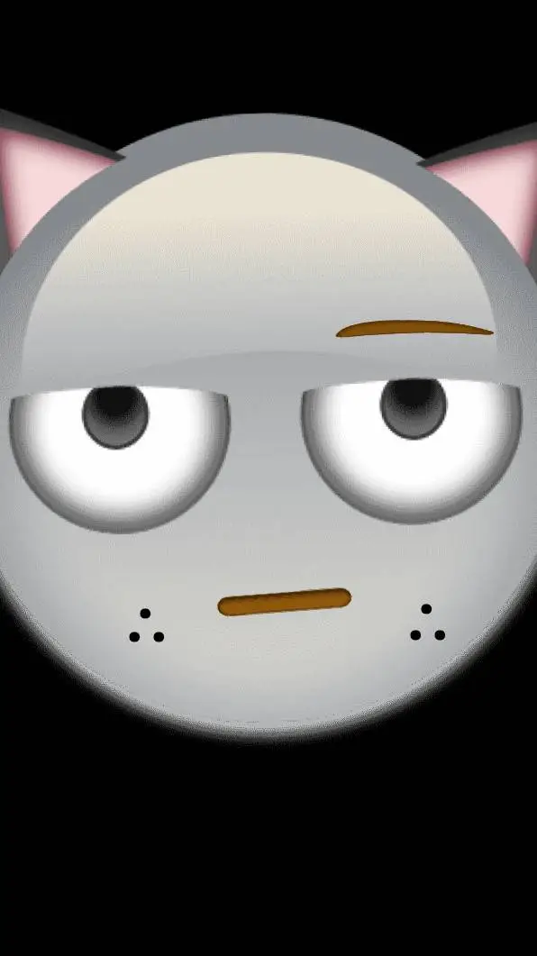 ai character: Gray background