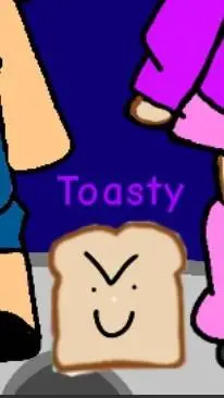 ai character: Toasty background