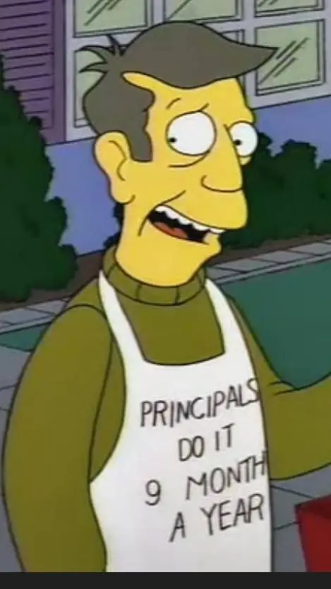 ai character: Seymour skinner background