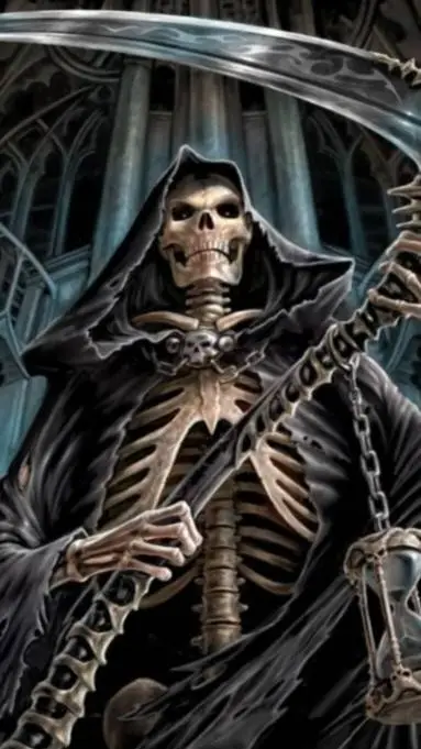 ai character: Grim reaper background