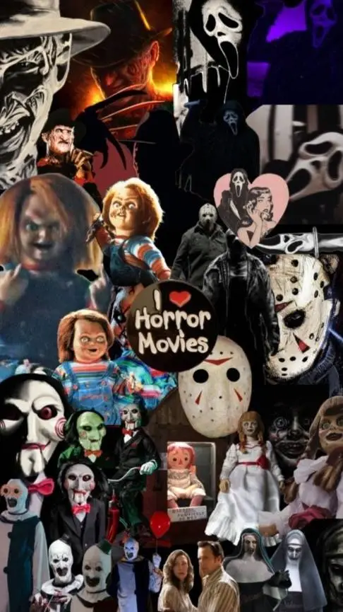 ai character: Horror movie!! background