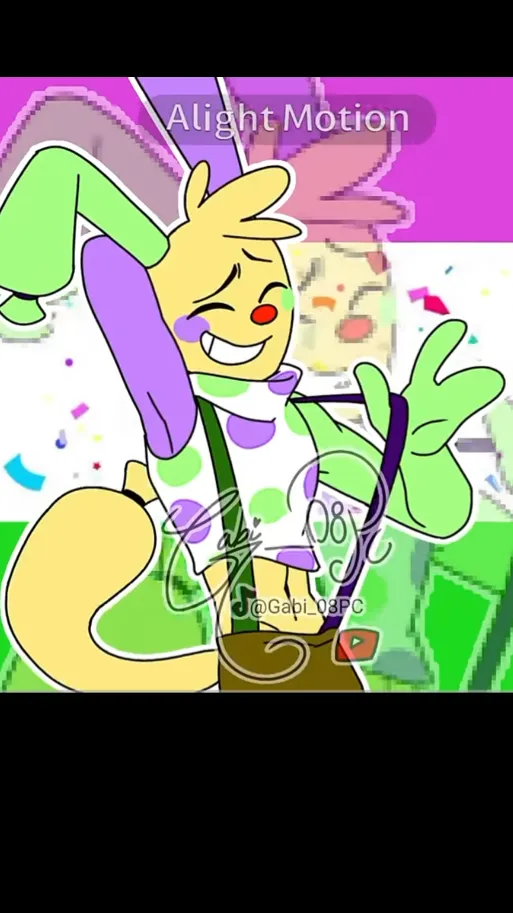 ai character: FREAKY LOOEY X YOU background