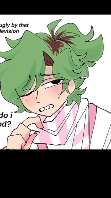 ai character: HUMAN DANDYS WORLD background