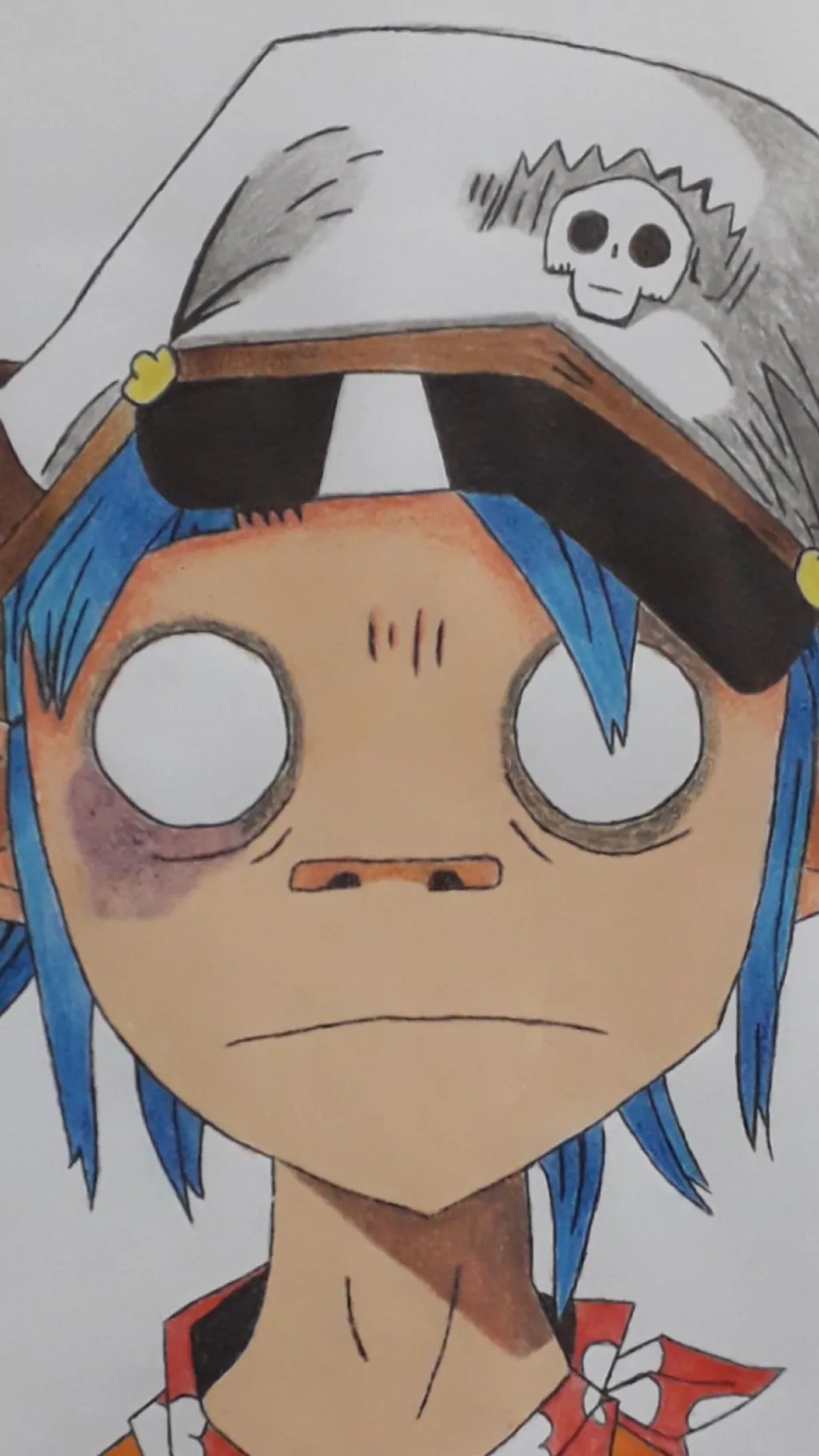 ai character: 2D  background