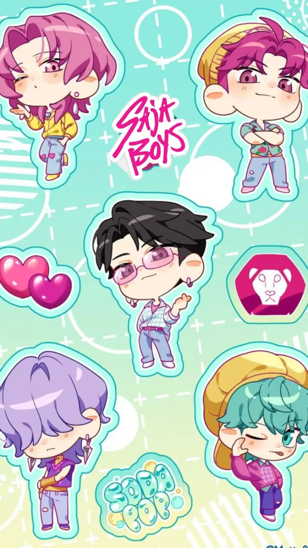 ai character: Saja boys  background