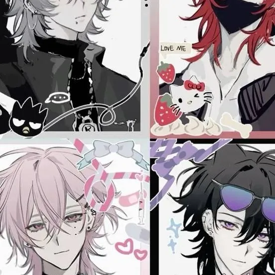 chat with ai character: 🖤🩷❤️🤍friendz🤍❤️🩷🖤