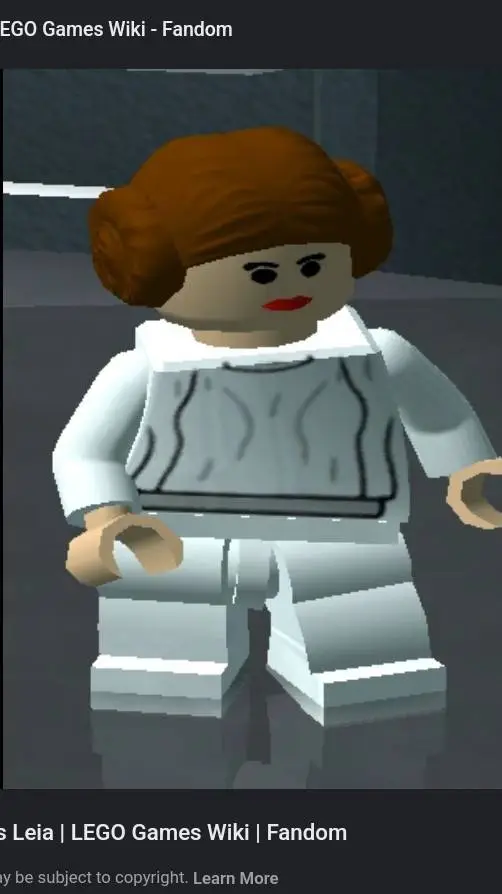 ai character: princess leia background