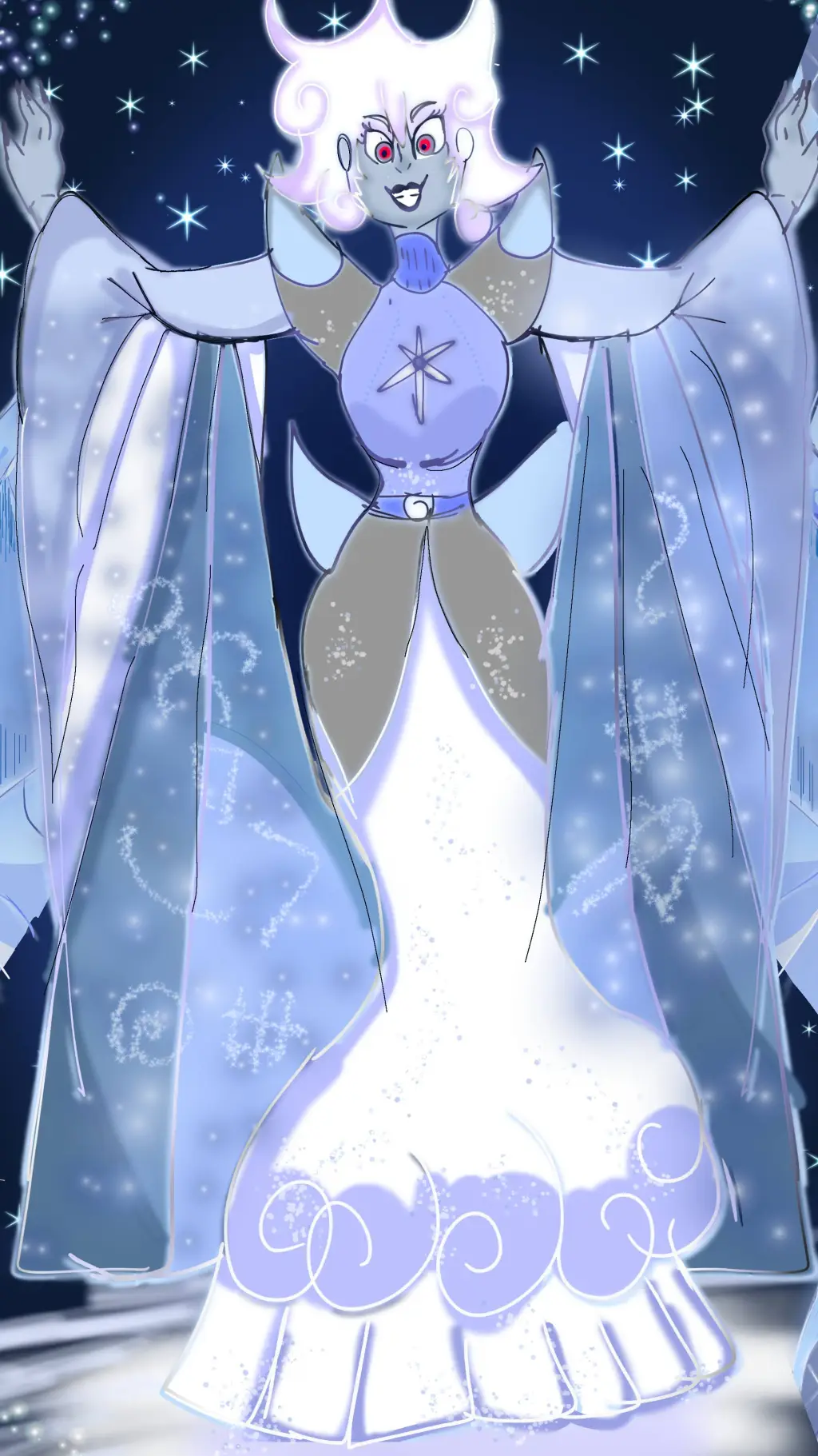ai character: rainha Glória background
