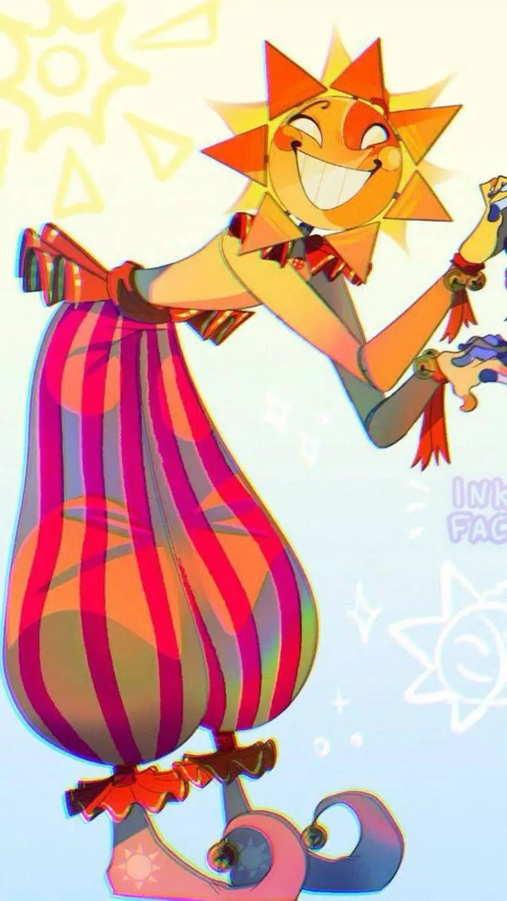 ai character: Sun  background