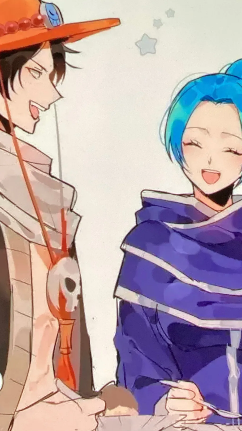 ai character: Vivi+Ace background