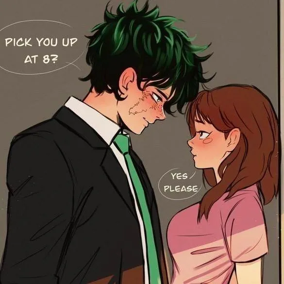 chat with ai character: Deku x uraraka