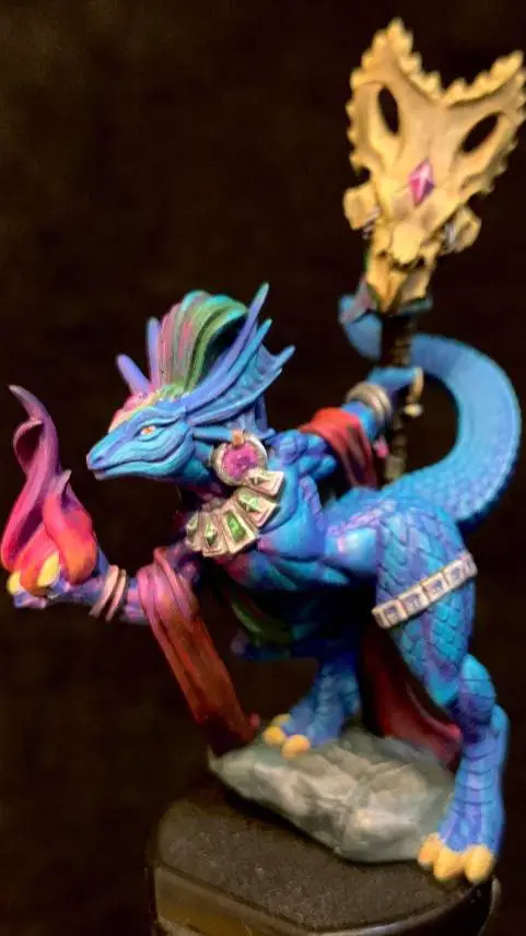 ai character: female skink  background