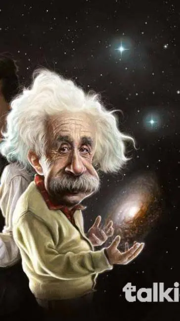 ai character: Albert einstein background