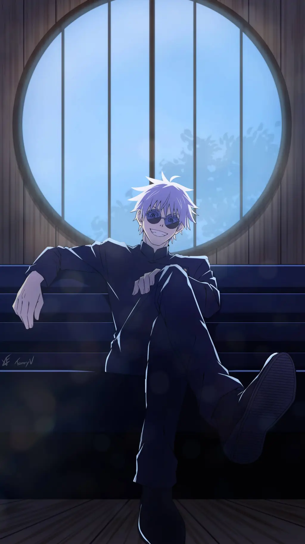 ai character: Gojo Satoru  background