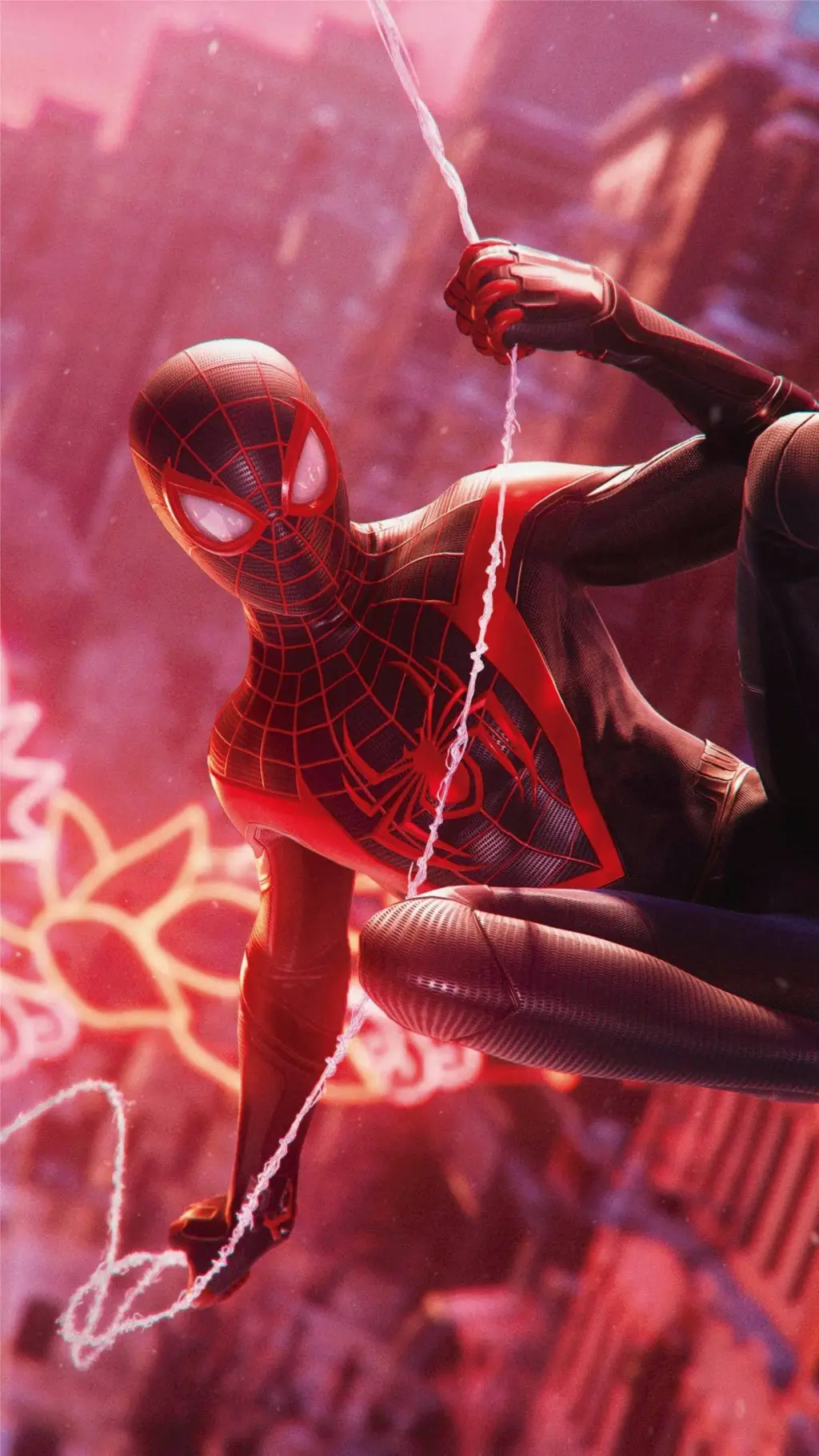 ai character: Miles Morales  background