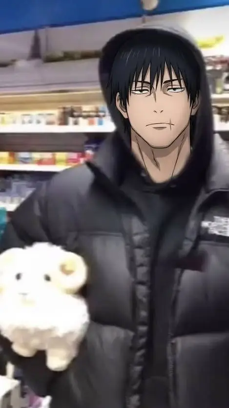 ai character: •Toji fuhsigoro▪︎ background