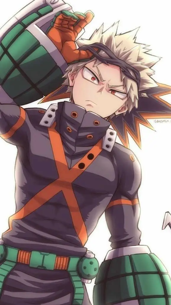 ai character: 💣Bakugo Katsuki💥 background