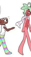 ai character: Fruitcake background