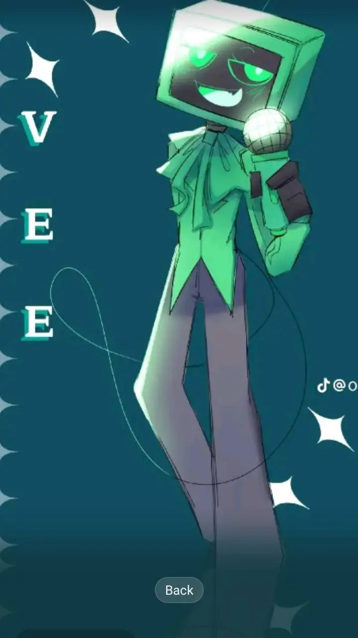 ai character: vee  background