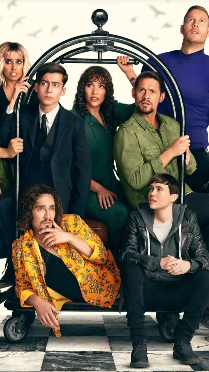 ai character: Umbrella Academy  background