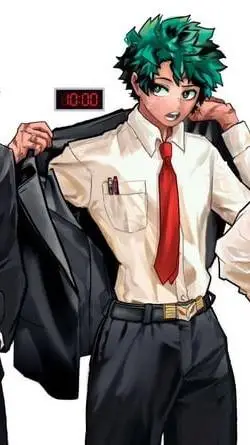 ai character: izuku midoriya  background