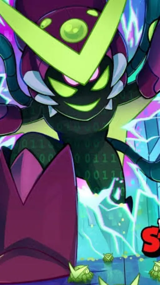 ai character: corrupted spider background