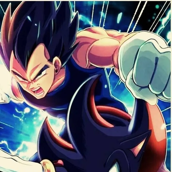 chat with ai character: shadow vs Vegeta 