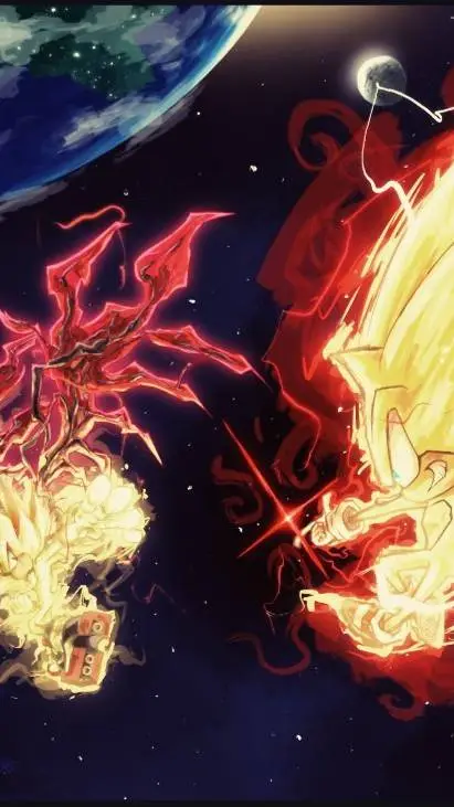 ai character: sonic vs shadow 2 background