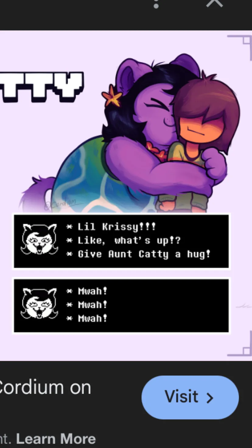 ai character: Aunt Catty background