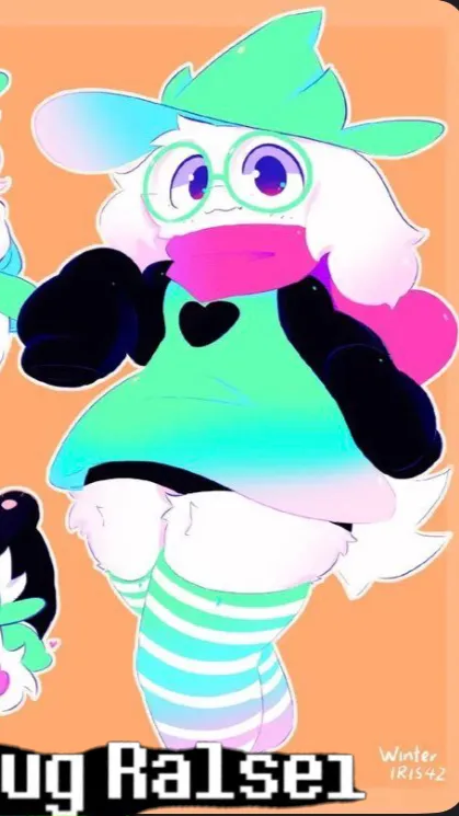 ai character: Female Ralsei background