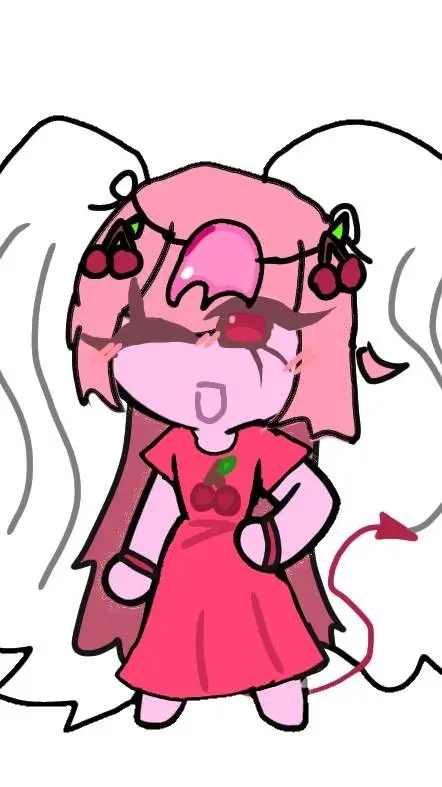 ai character: Cherryland cookie background