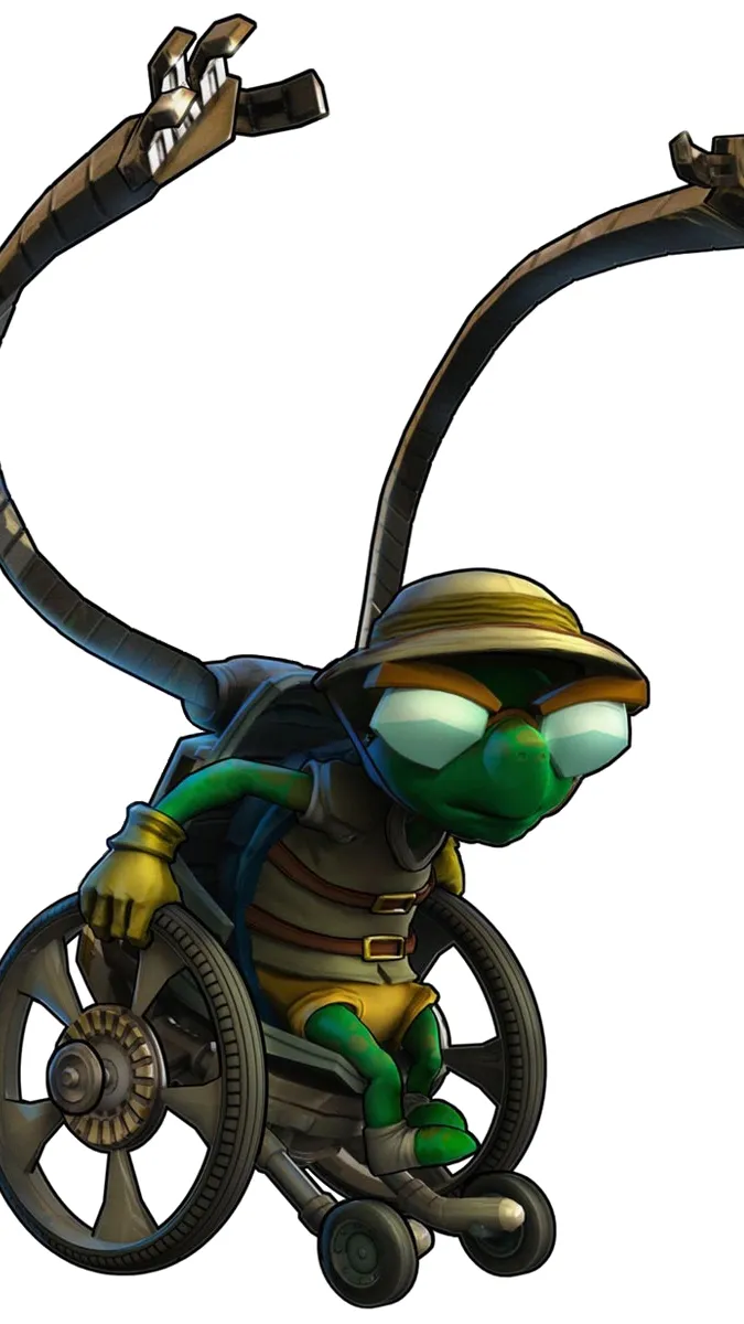 ai character: Bentley  background