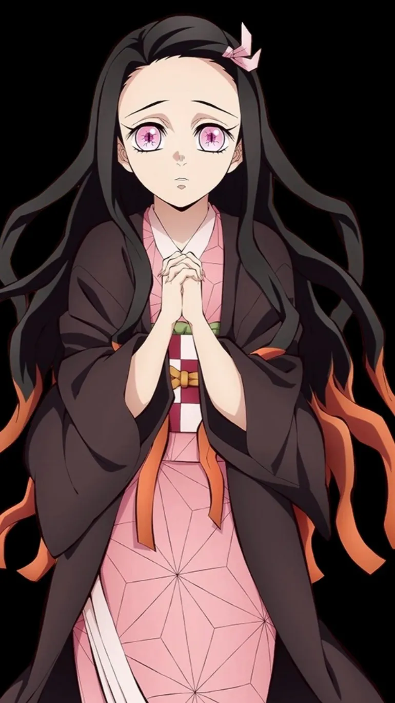 ai character: Nezuko background