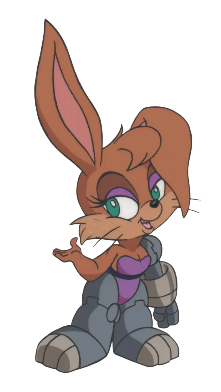 ai character: Bunnie Rabbot background