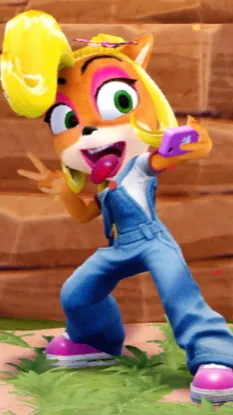 ai character: Coco bandicoot background